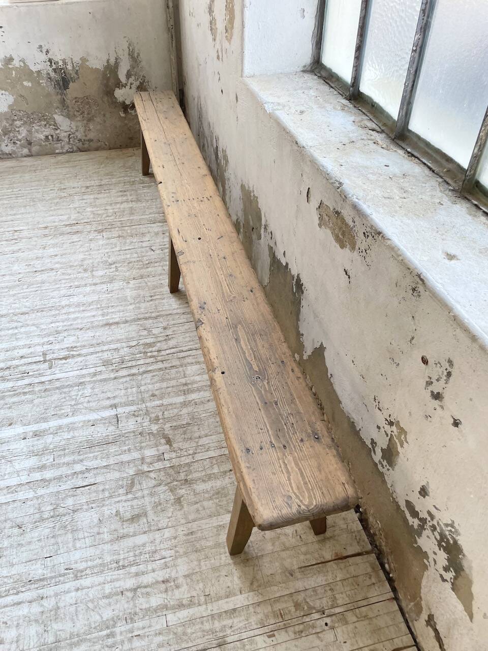 XL pine and oak bench 280 cm