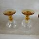 2 antique wine glasses