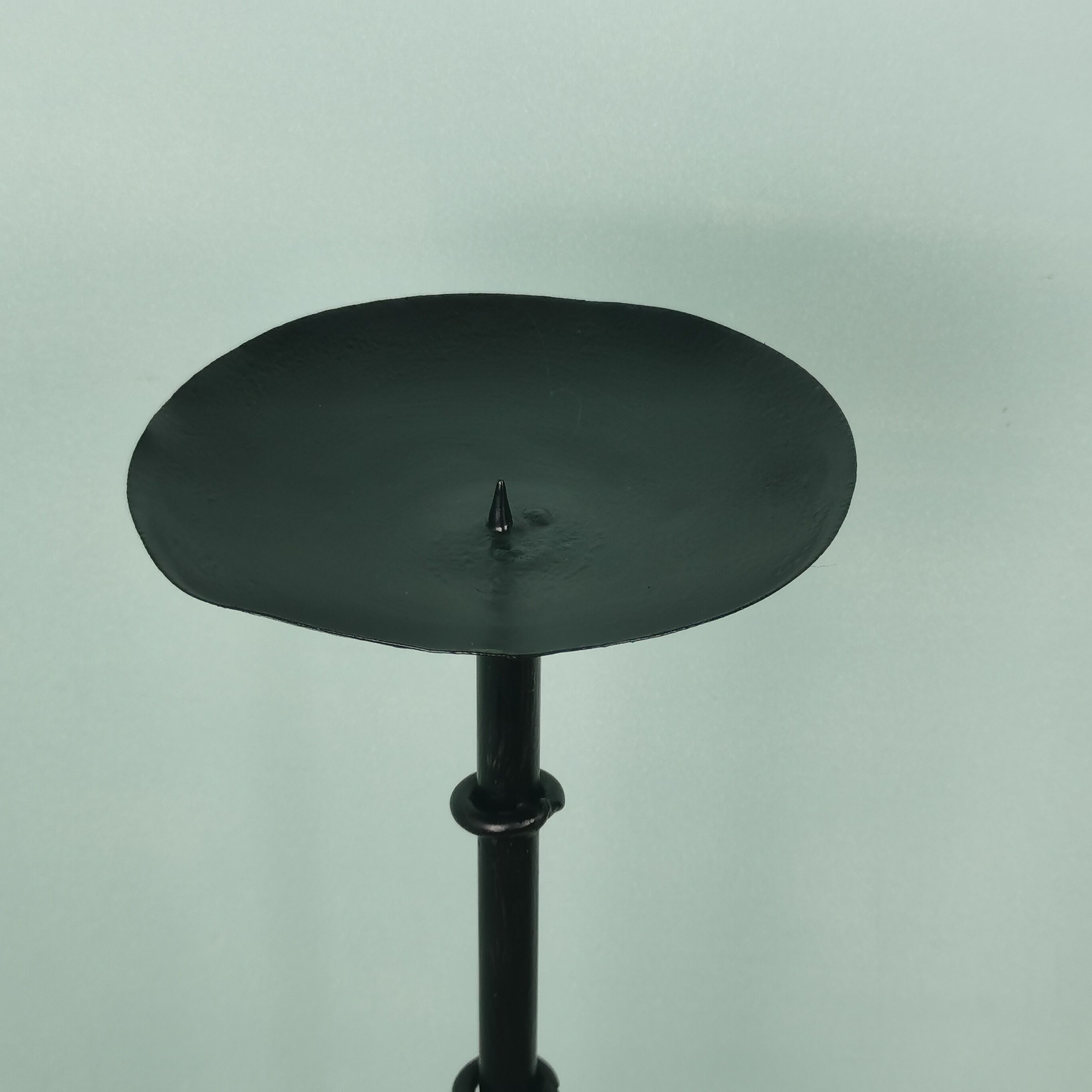 Wrought iron candlesticks