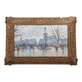 Huile originale signée et datée, Gustave Madelain (1867-1944)