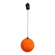 Lustre vintage sphère orange
