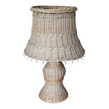 Rattan table lamp