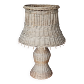 Rattan table lamp