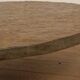 Vintage coffee table | Natural stone | Stainless steel | Brutalist