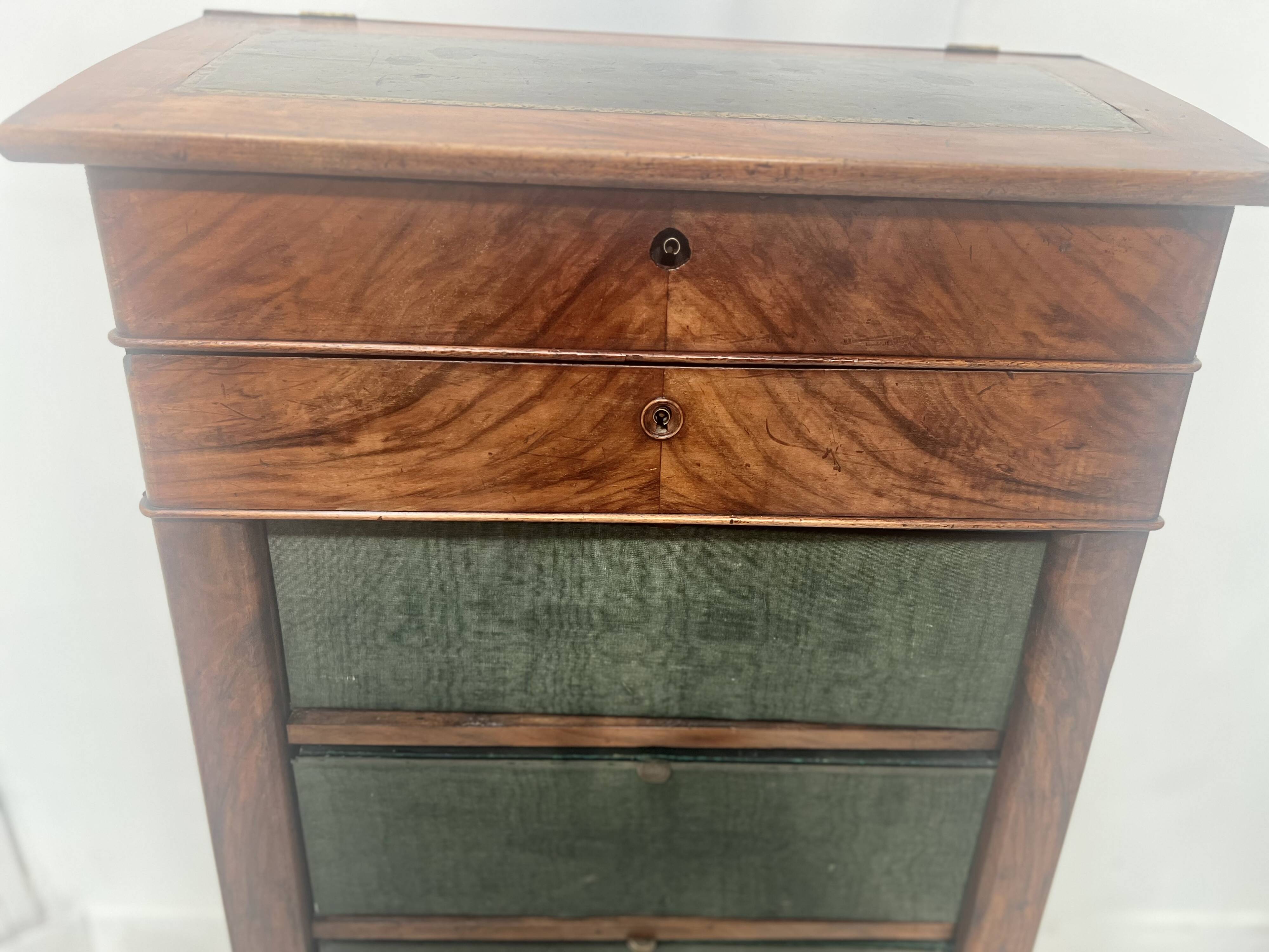 Old 19th century notary's clerk's desk