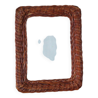 Rattan photo frame