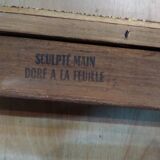 Montparnasse frame carved wood gilded leafing 40 cm x 30 cm