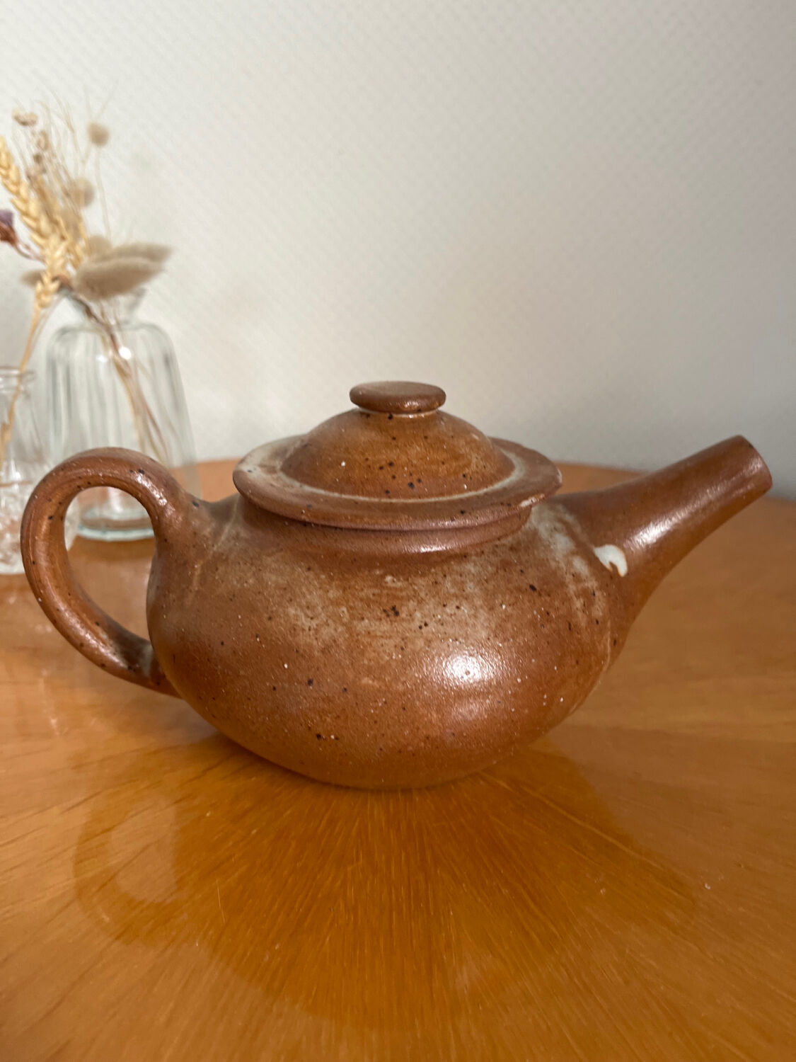 Théière en grès 1960 vintage