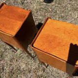 Wooden bedside tables
