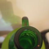 GREEN GLASS CRUCIBLE TYPE DAME JEANNE