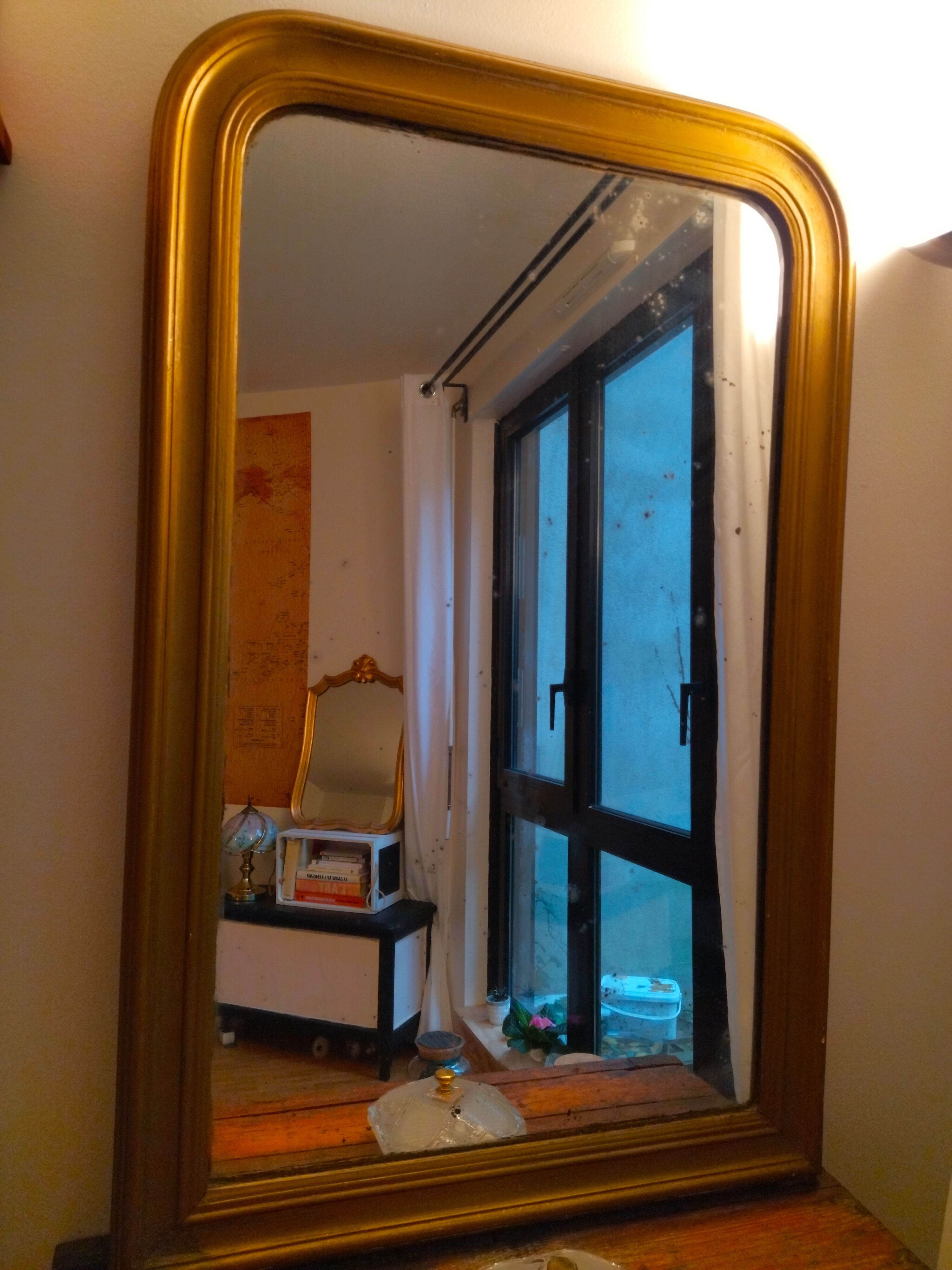 Old mirror Louis Philippe