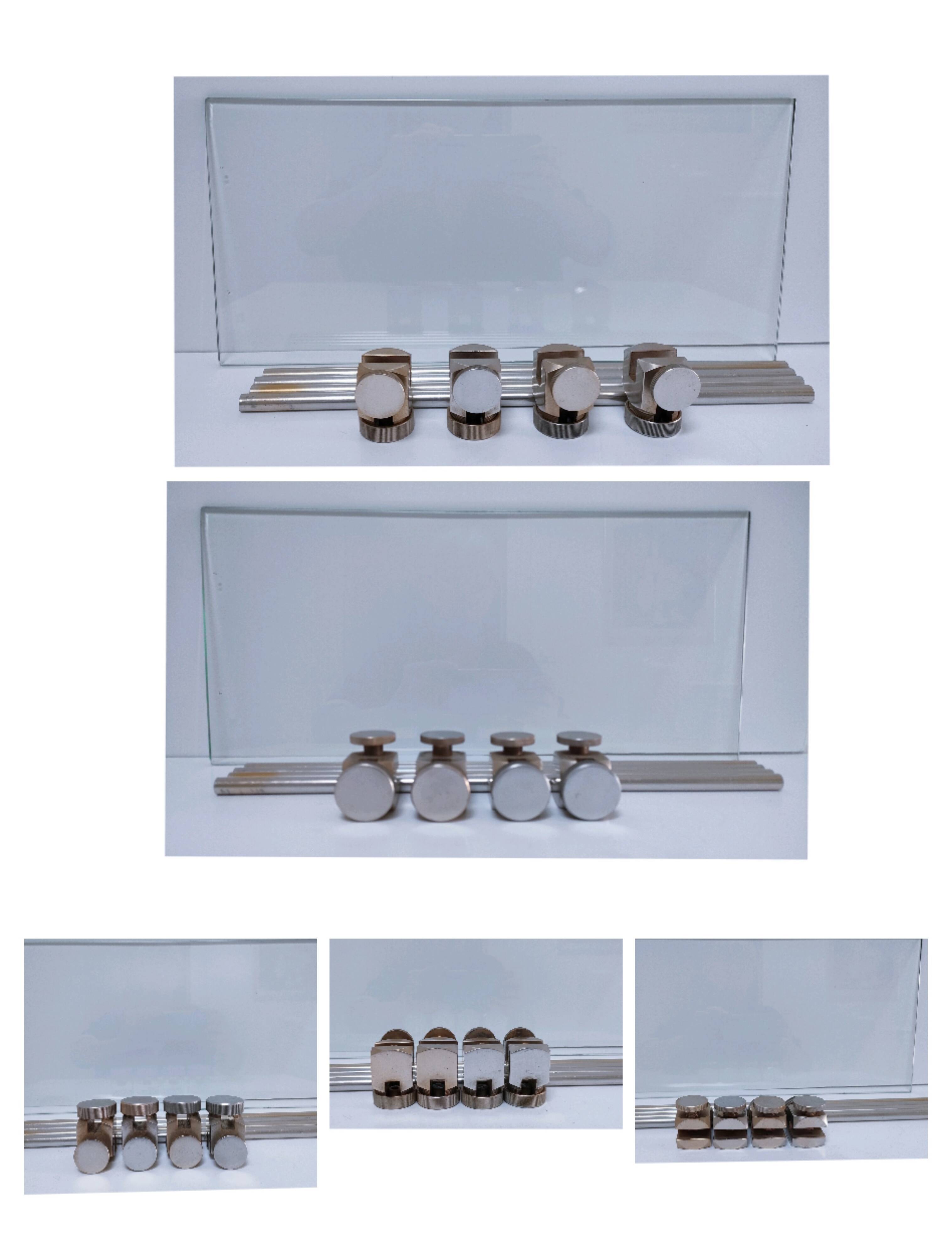 display shelf glass metal design 70-80
