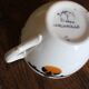 Cups Marylou Digoin Sarreguemines Barcarolle Badonviller orange black art