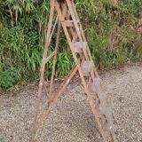 Stepladder painter solid wood patinated dp 012302