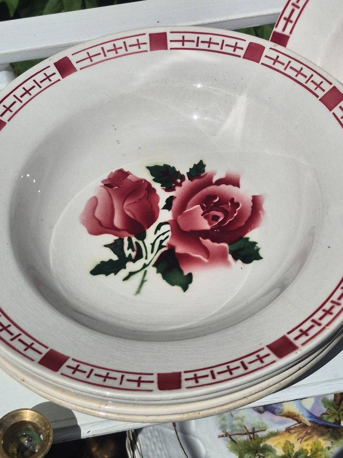 Vintage plates