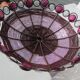 Fruit basket, bread, festive, in metal braided with pearls
