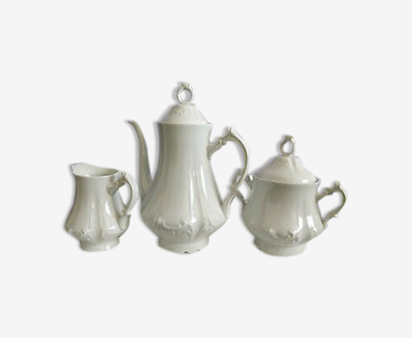 Porcelaine blanche de Limoges, lot de 3