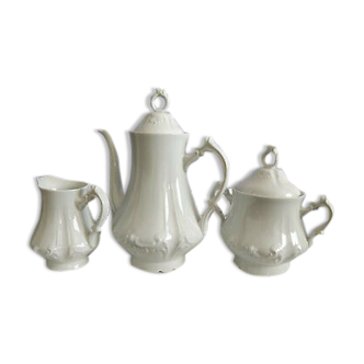 Porcelaine blanche de Limoges, lot de 3