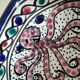 Set of 9 hand-painted Tunisian ceramics.