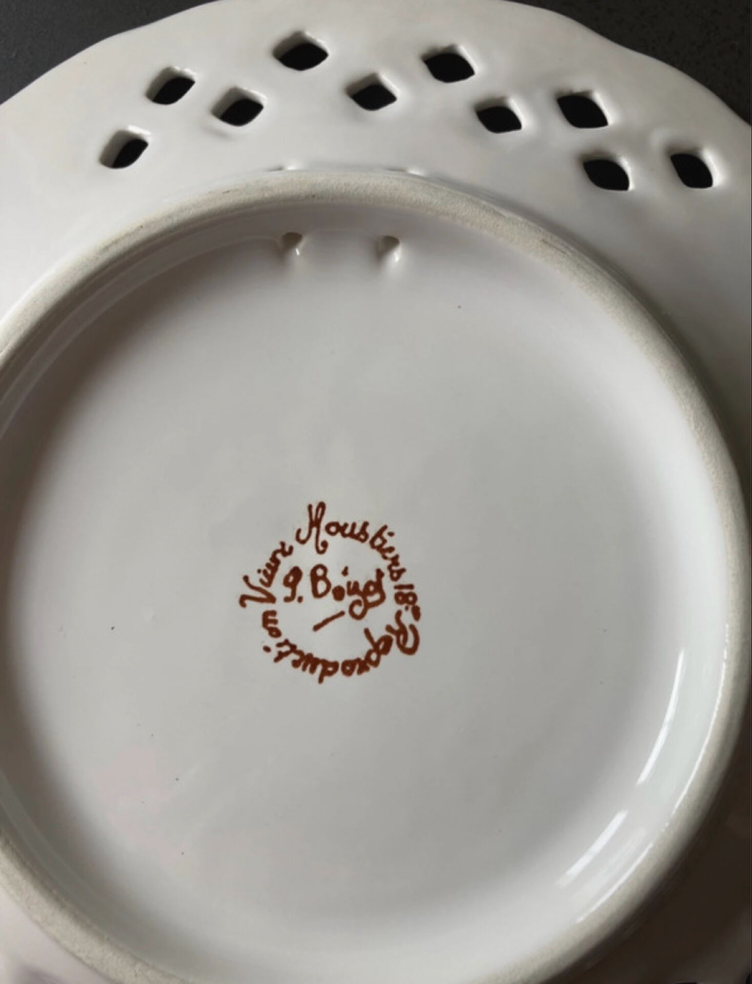 Moustiers plate
