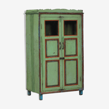 Green wardrobe sideboard glass glass wood
