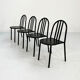 Lot de 4 chaises Nr 222 par Robert Mallet Stevens producteur palluco italia, 1980