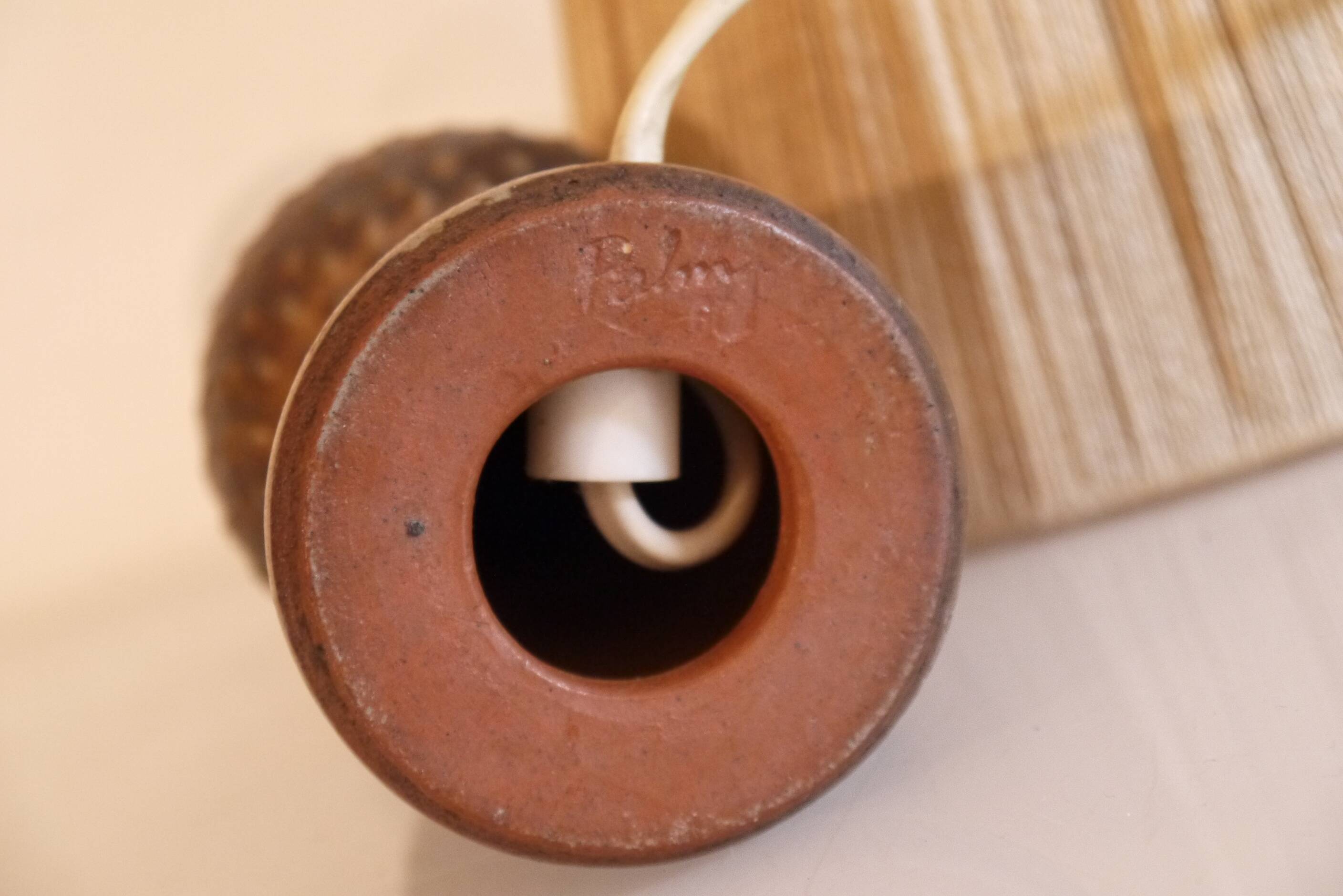 Ceramic lamp by Rolf Palm