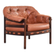 Mid-Century Oak & Leather Armchair by Arne Norell for Coja, 1960s.