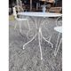 Salon de jardin en fer forgé 3 fauteuils + 1 table