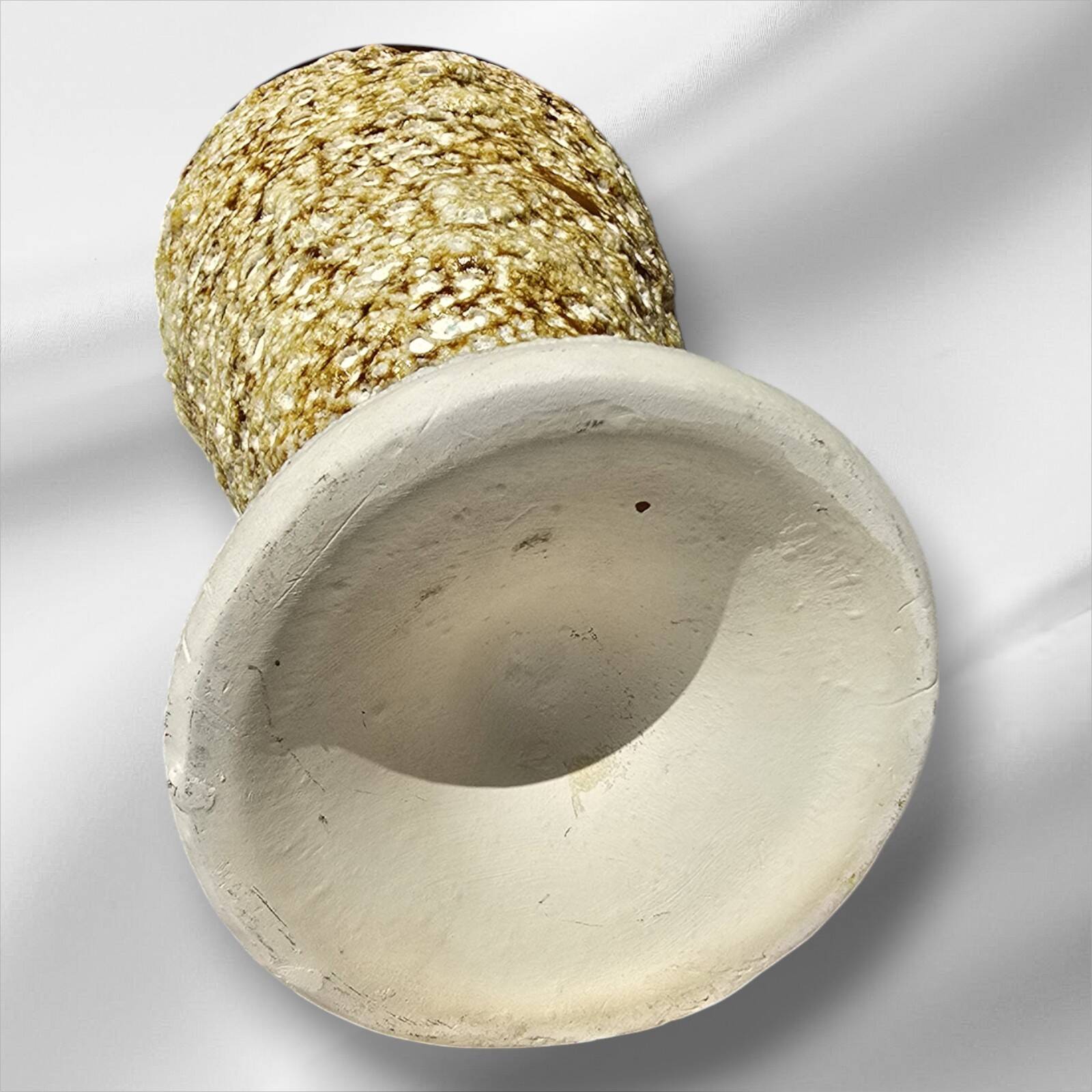 Large French fat lava pitcher/carafe, new condition, Vallauris