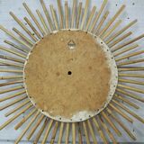 Sun rattan mirror 40x40cm