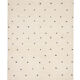 Berber carpet beni ourain ecru with blackheads 150 x 105 cm