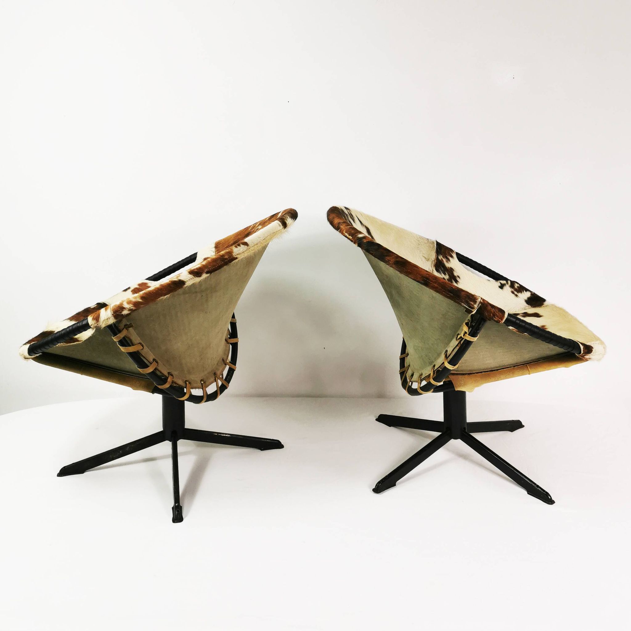 Paire de fauteuils modernistes Balloon, Allemagne années 1960