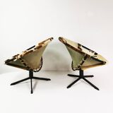 Pair of modernist Balloon armchairs, Germany 1960s.