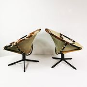 Paire de fauteuils modernistes Balloon, Allemagne années 1960