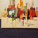 Contemporary oil on canvas.