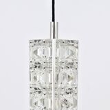 Bakalowits Vienna, up to three faceted crystal pendant lamps, Austria, 1960s