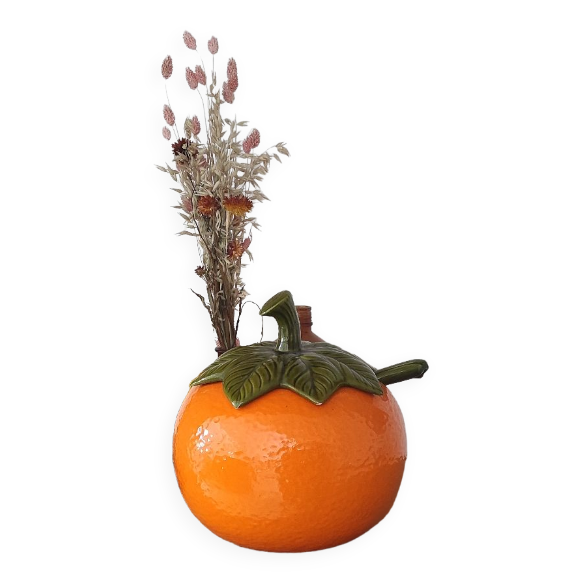 Orange juice vintage set