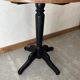 Wooden pedestal table