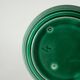 Small ceramic salad bowl / bowl, green, Gien, 1950