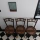 3 chaises bistrot bois courbé, Fischel, fin XIXe - début XXe.