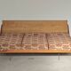 Folding sofa bed Canapé banquette Interier Praha 1960 floral pattern fabric