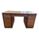 Bureau massif en noyer époque art deco
