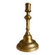 Golden brass candle holder