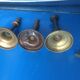 Lot of 3 18th 19th century table candlestick in bronze