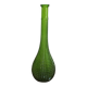 Empoli Italian glass bottle vase without cap, with diamond points