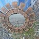 Miroir en teck birman