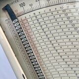 Antique double-sided scale grocery counter