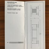 Table Allen 605 by Frank Lloyd Wright for Cassina