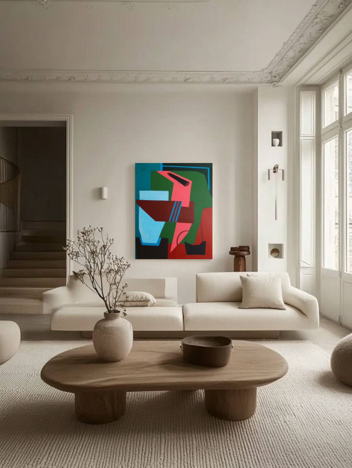 Abstract canvas "Clarity" by Bodasca